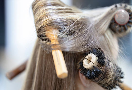 セット中の女性